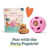 Woof Birthday Pops (Large Pink)