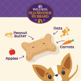 Old Mother Hubbard Crunchy Classic Natural P-Nuttier Mini Biscuits Dog Treats (20-oz)