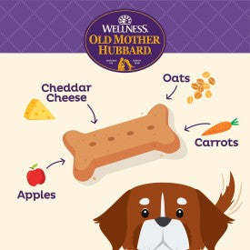 Old Mother Hubbard Crunchy Classic Natural BacNCheez Biscuits Dog Treats (Large Biscuits: 53-oz)