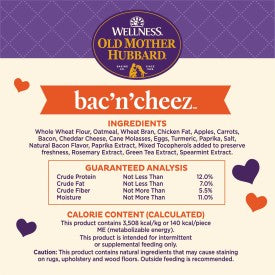 Old Mother Hubbard Crunchy Classic Natural BacNCheez Biscuits Dog Treats (Large Biscuits: 53-oz)