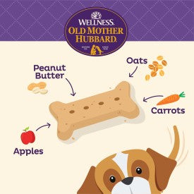 Old Mother Hubbard Crunchy Classic Natural P-Nuttier Large Biscuits Dog Treats (Large: 3.3-lb)