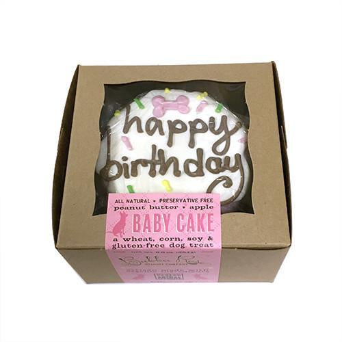 Bubba Rose Biscuit Pink Birthday Cake (Shelf Stable) (Baby: 3 x 2.25)