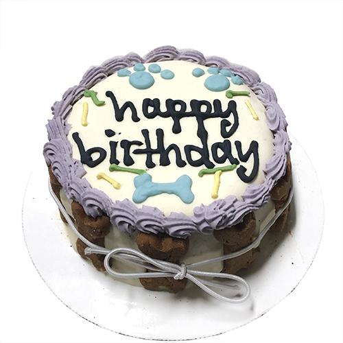Bubba Rose Biscuit Purple Birthday Cake for Dogs (Shelf-Stable) (1-Count)