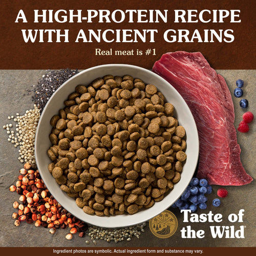 Taste of the Wild Ancient Prairie Canine Recipe with Roasted Bison & Roasted Venison (5-lb)