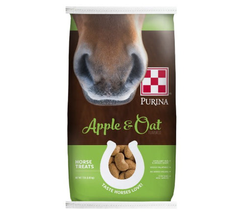 Purina® Horse Treats Apple and Oat-Flavored (15 lbs)