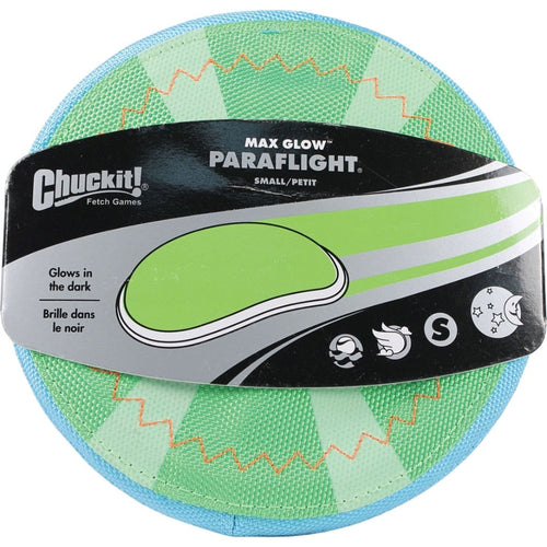 CHUCKIT! MAX GLOW PARAFLIGHT (LG / GREEN/WHITE)