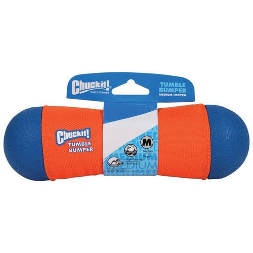 CHUCKIT! TUMBLE BUMPER (MD / BLUE/ORANGE)