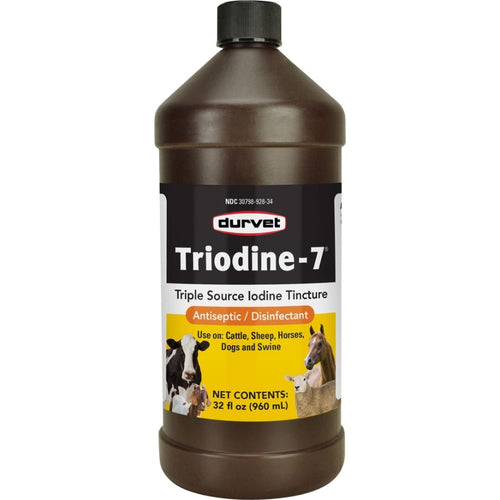 DURVET TRIODINE-7 IODINE ANTISEPTIC DISINFECTANT (32 OZ)