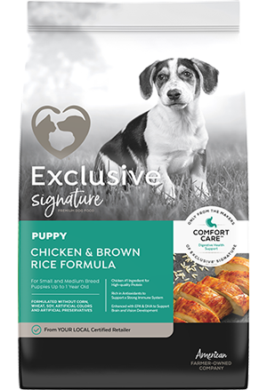 Exclusive® Signature® Puppy Chicken & Brown Rice Formula (15 Lb)