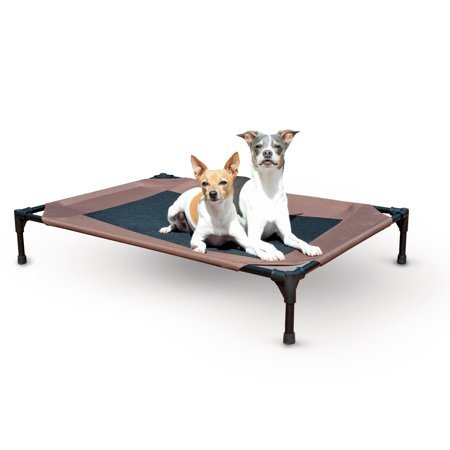 K&H Pet Products Coolin' Pet Cot (Chocolate/ Black Large 30  x 42 x 7)