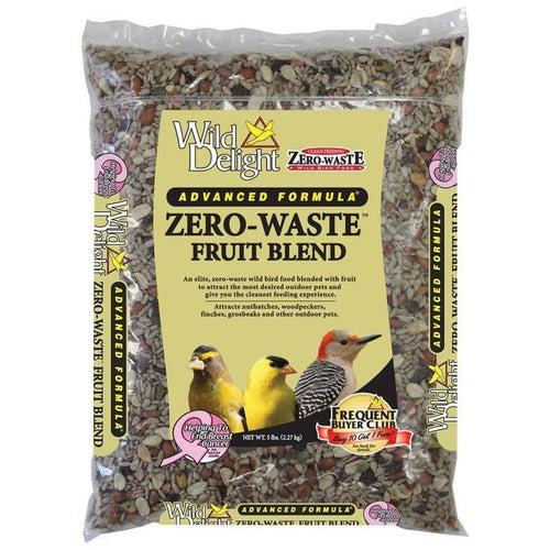 WILD DELIGHT ZERO-WASTE FRUIT BLEND BIRD FOOD (5 lb)