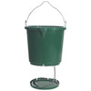 FARM INNOVATORS OVERSIZED HEATED FLAT-BACK BUCKET (5 GALLON / GREEN)