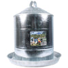 FARM-TUFF DOUBLE WALL CONE TOP GALVANIZED POULTRY FOUNTAIN (5 GALLON / GALV STEEL)