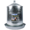 FARM-TUFF DOUBLE WALL CONE TOP GALVANIZED POULTRY WALL FOUNT (3 GALLON / GALV STEEL)